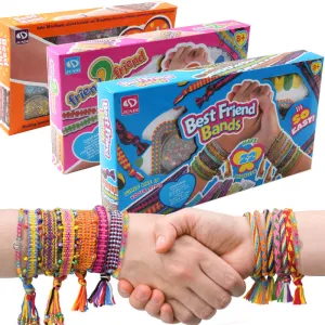 DIY Girls Colorful Seed Beads Needlework Weaving Crafts Bracelet Set