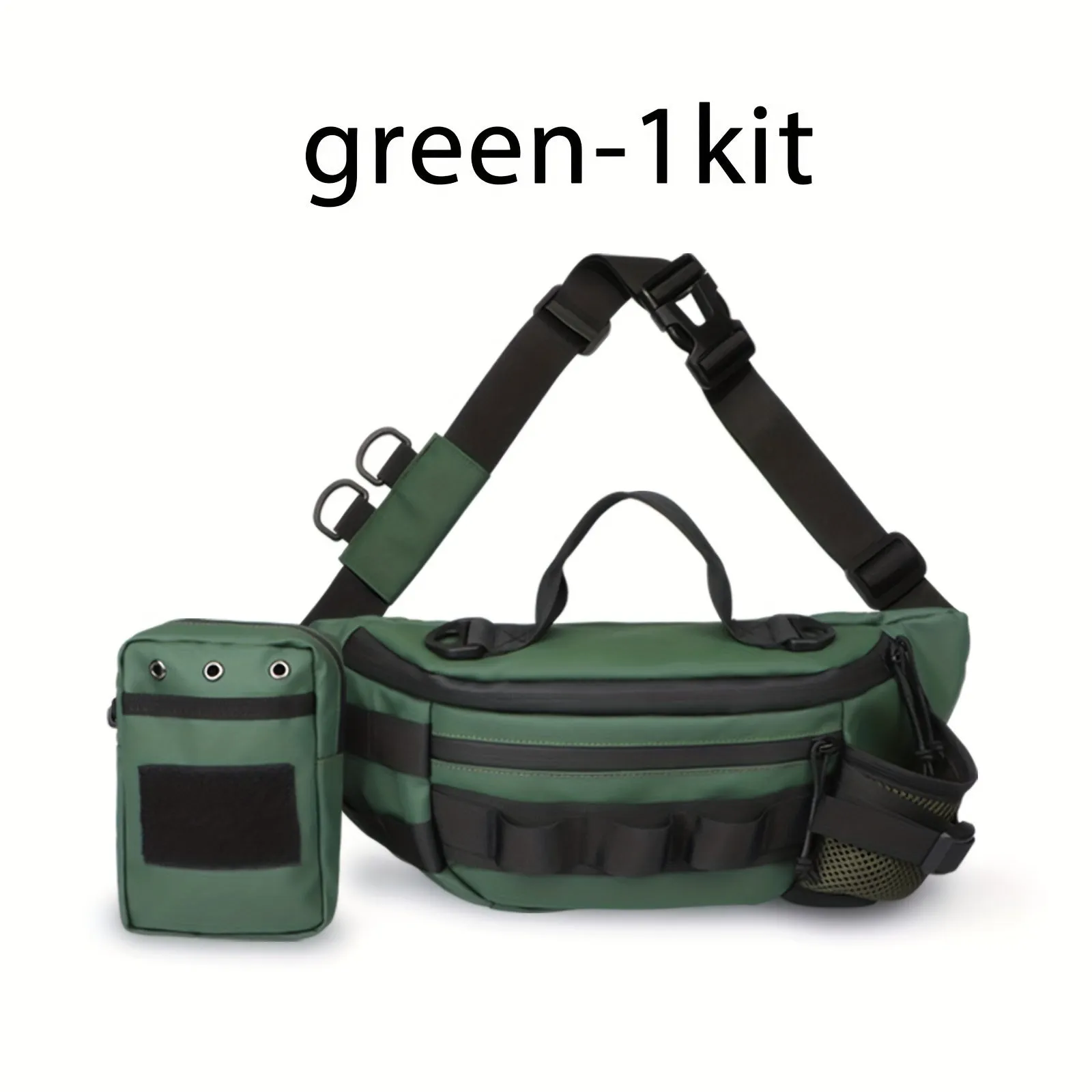 Dovesun Fishing Tackle Bag - Lightweight, Water-Repellent Waist Pack with Multiple Pockets for Fly Fishing Tools and Accessories, Available in 3 Colors, Fishing Accessory