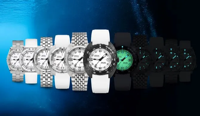 Doxa SUB 300 Whitepearl Bracelet Watch