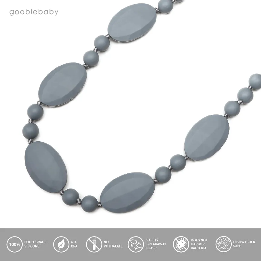 Emma Teething Necklace - Gray