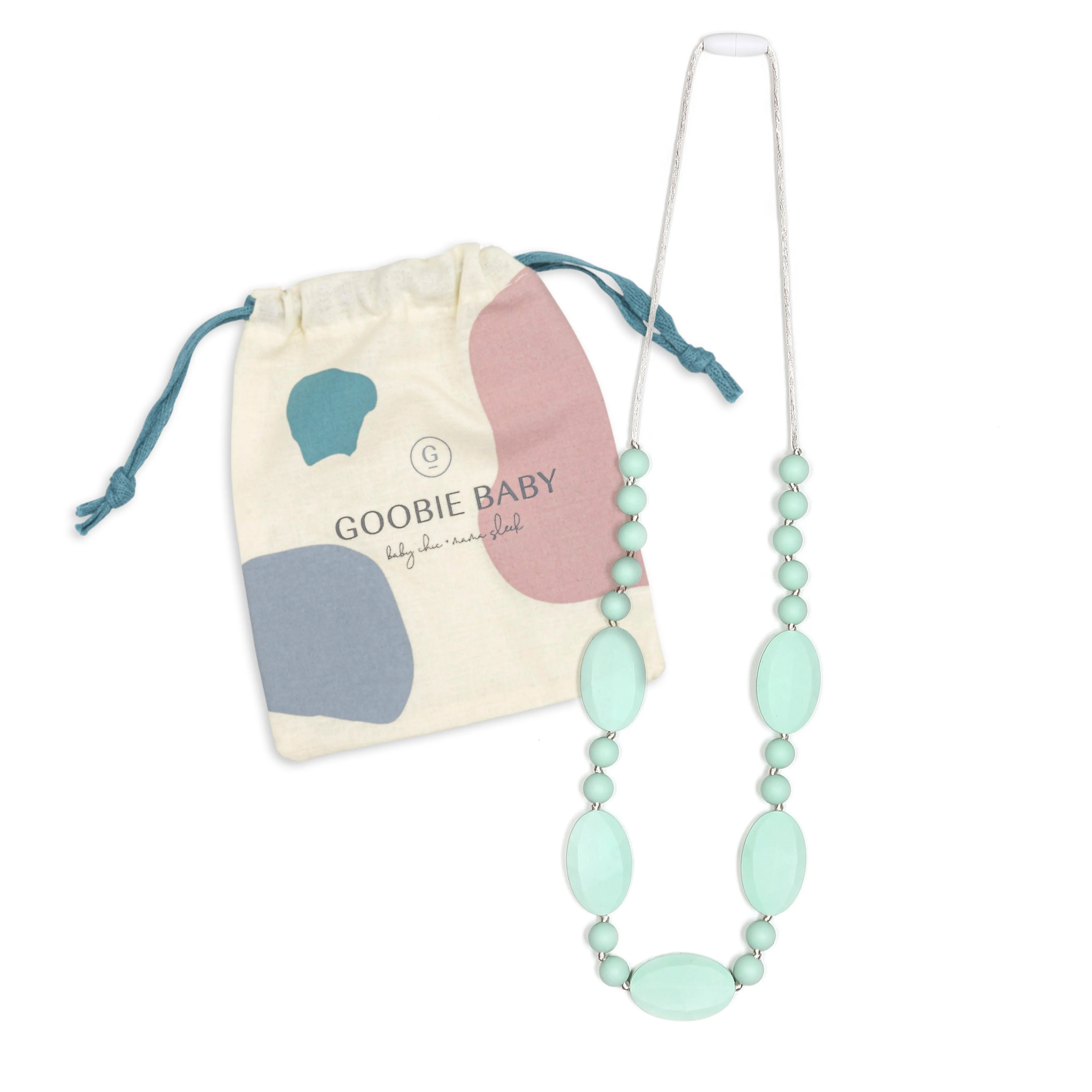 Emma Teething Necklace - Mint