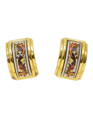 Enamel Earrings
