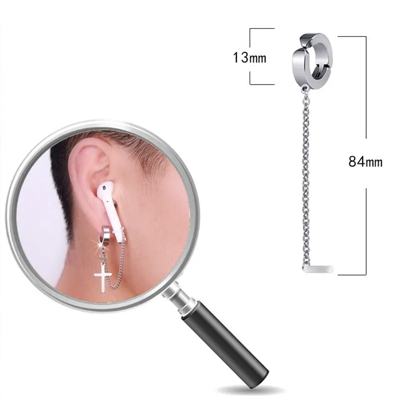 Fashion Anti-lost Earrings for Bluetooth Earbuds