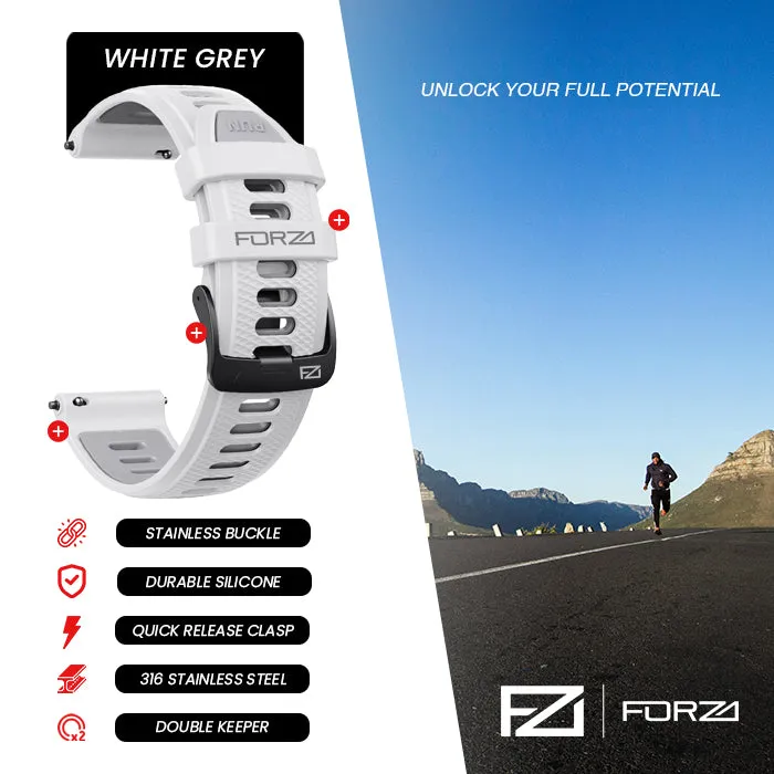 FORZA Elite 22mm Quick Release Two-Tone Strap for Garmin