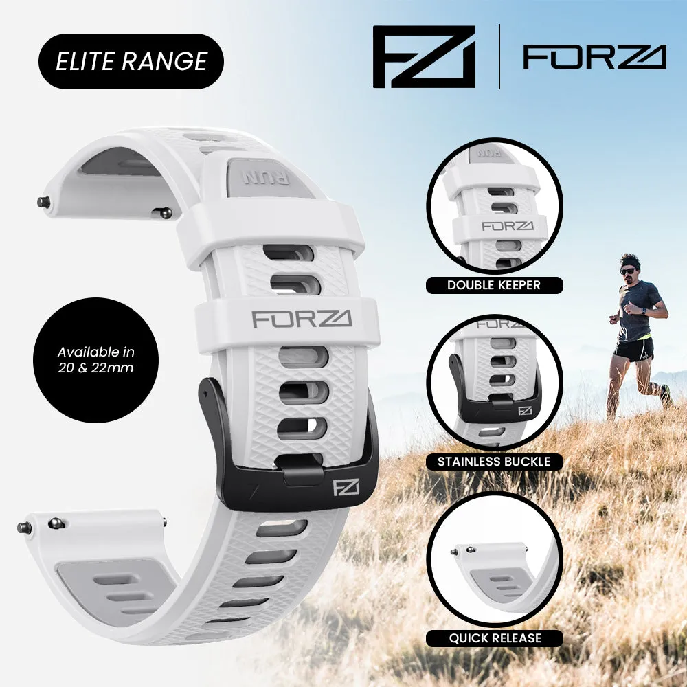 FORZA Elite 22mm Quick Release Two-Tone Strap for Garmin