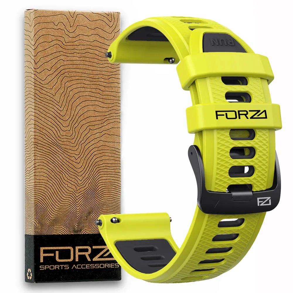 FORZA Elite 22mm Quick Release Two-Tone Strap for Garmin