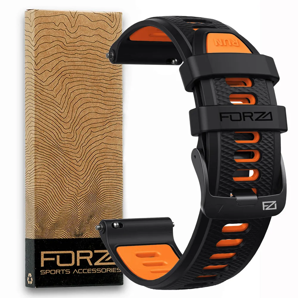 FORZA Elite 22mm Quick Release Two-Tone Strap for Garmin