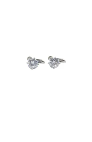 Glitter Pie Clip Single Studs