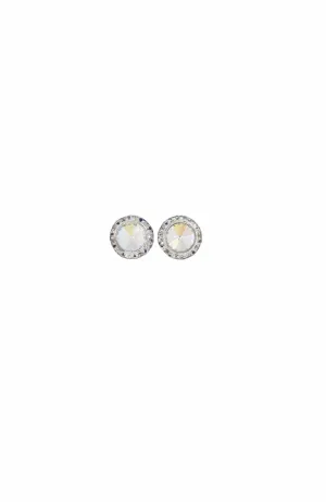 Glitter Pie Iridiscent Clip On Earrings
