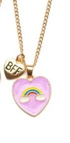 Great Pretenders Rainbow Butterfly BFF Necklace