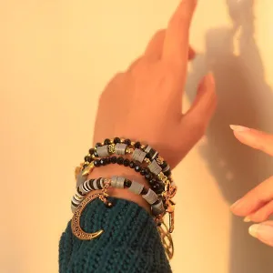Hasnaa Bracelet - Grey Rubber