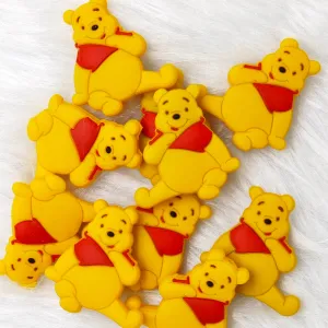 Honey bear Silicone Focal Beads, character focal beads