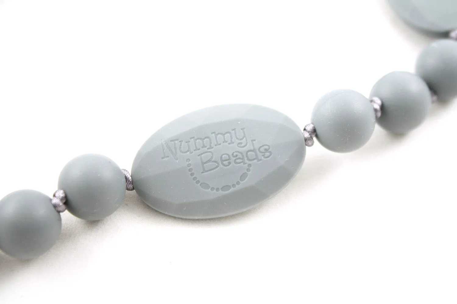 Jaden Silicone Teething Necklace - Elephant (Gray)