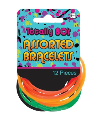 Jelly Bracelets 80s Rubber Armbands