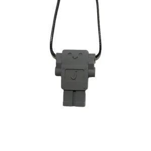 Jellystone Designs Robot Pendant - Steel Grey