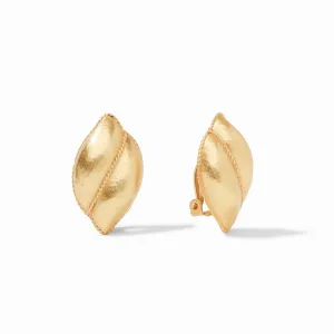 Julie Vos Shell Clip On Earrings