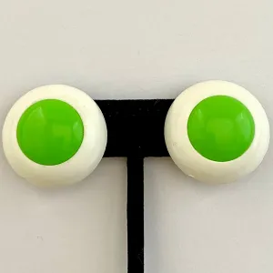 Late 60s/ Early 70s Mod Dome Earrings