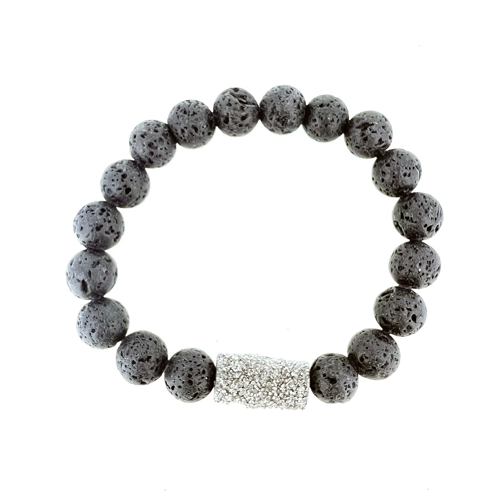 Lava Bracelet 8mm - Star Agate