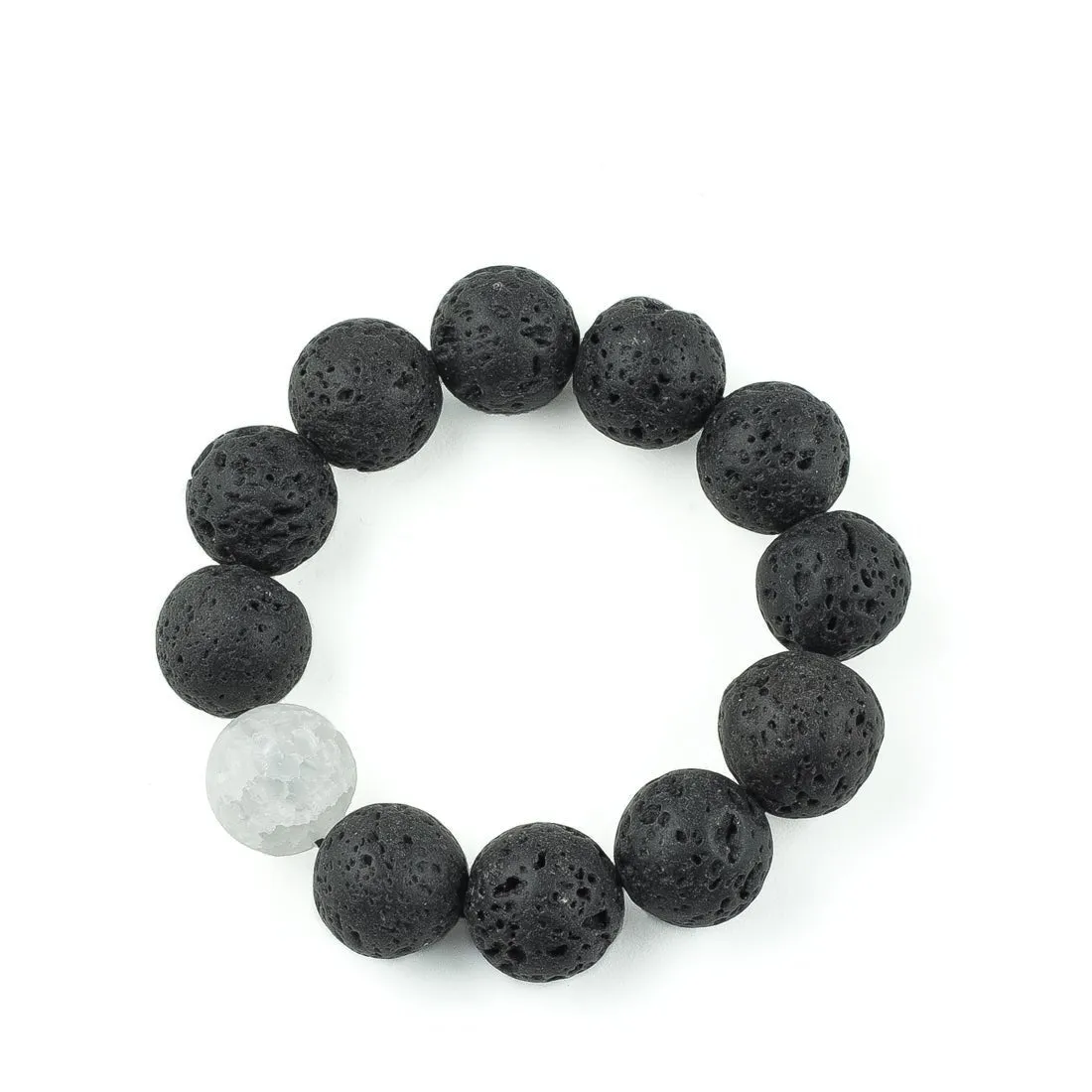 Lava Bracelet - Rock Crystal