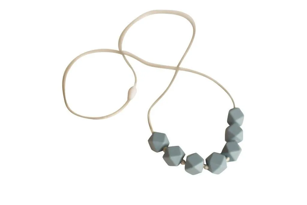 Little Teether Slate Geo Teething Necklace