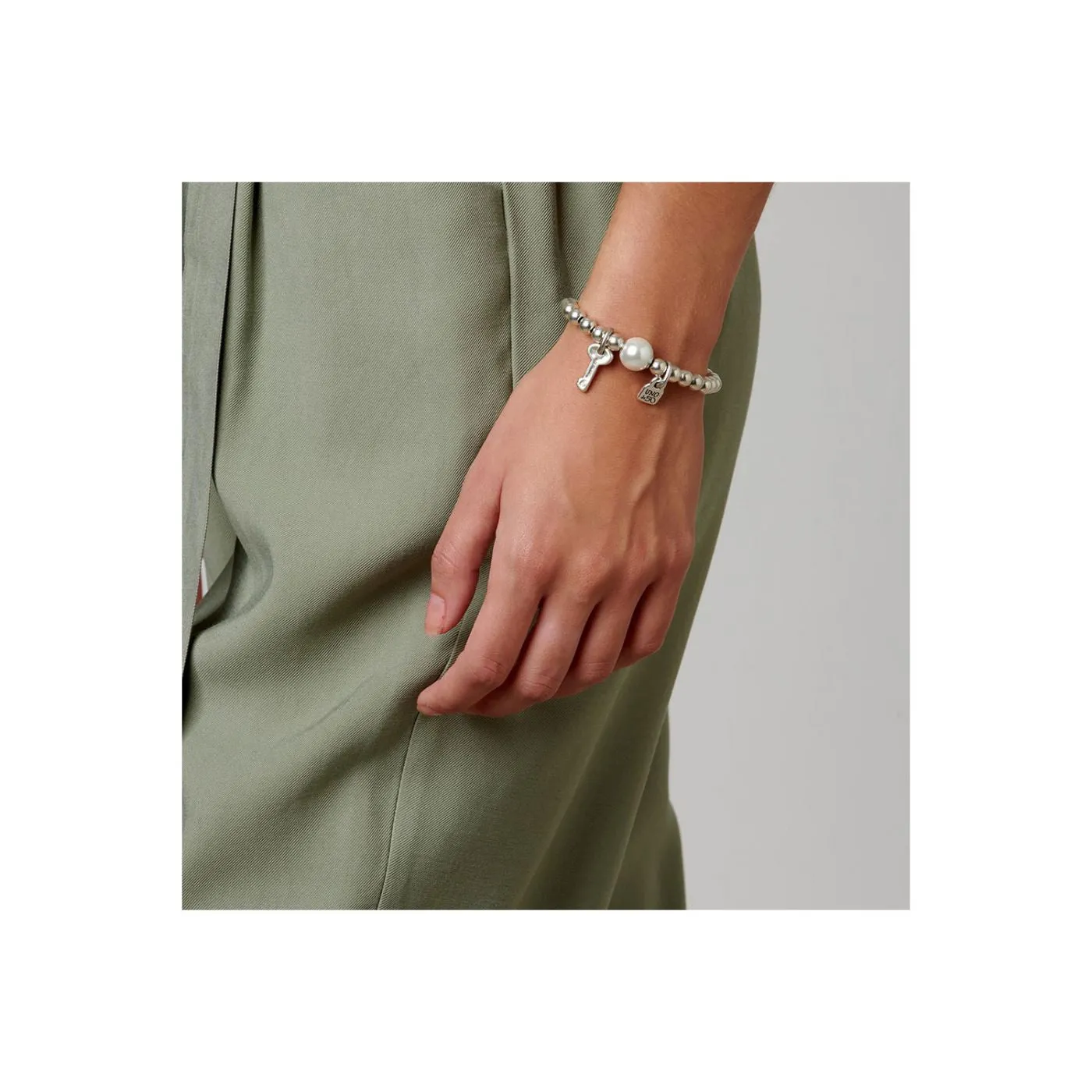 Llavestruz bracelet, silver