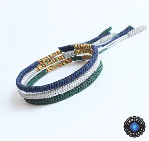 Lucky Handmade Buddhist Knots Serenity Rope Bracelet
