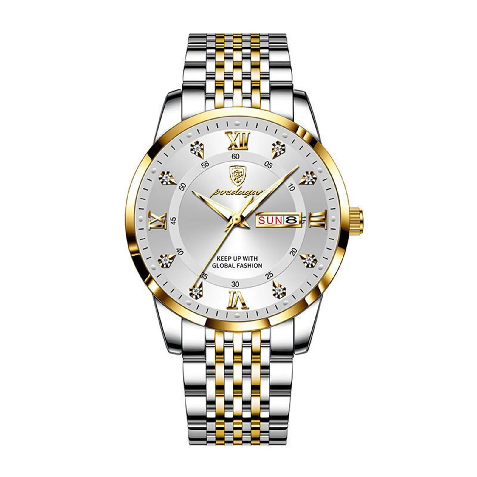 Luminous Waterproof Mens Quartz Watch