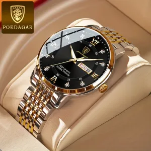 Luminous Waterproof Mens Quartz Watch