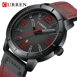Men Sports Watches Luxury Brand CURREN Men&#39;s Military Casual Waterproof Wrist Watch Men Quartz Clock For Male Relogio Masculino