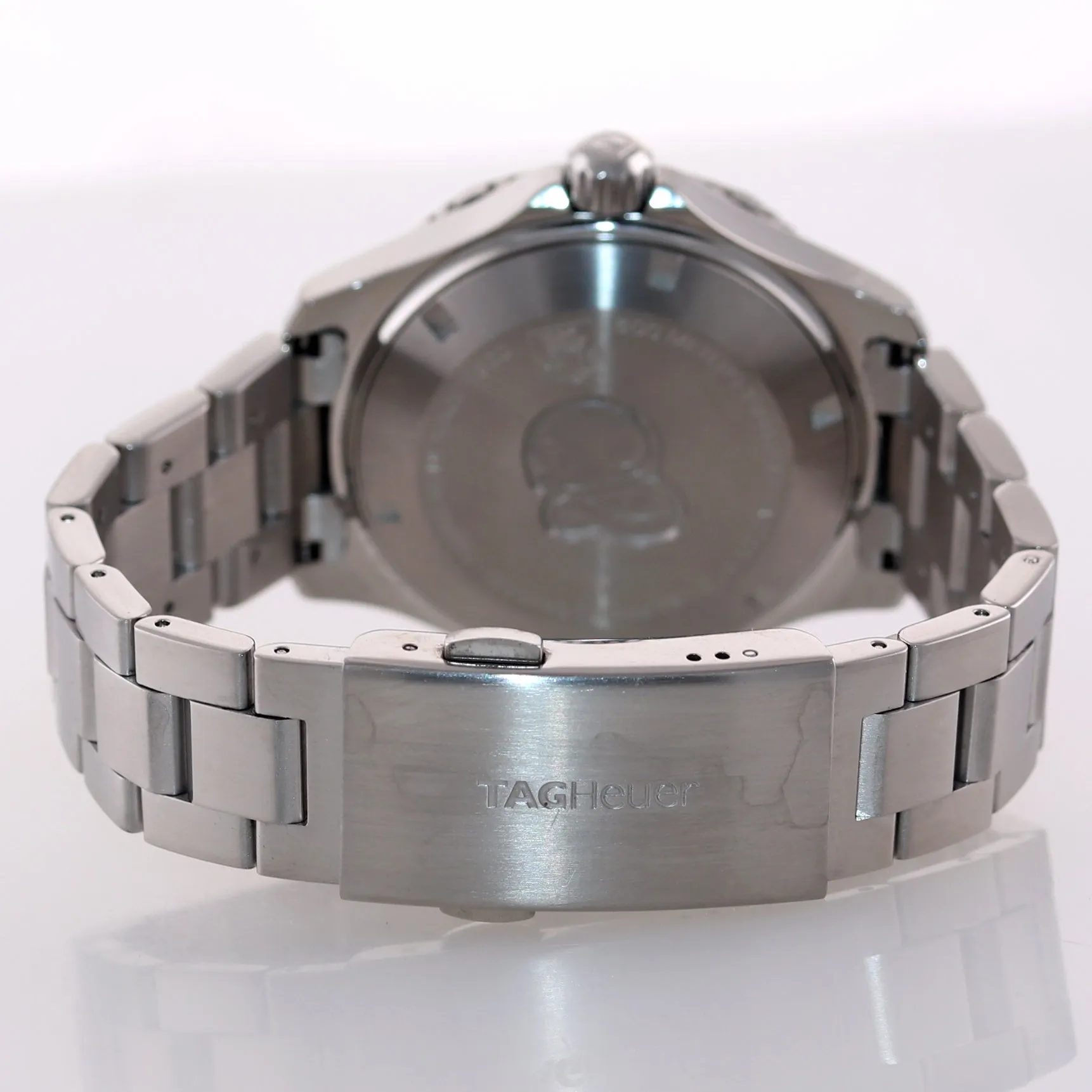 MINT Tag Heuer Aquaracer WAK2111 Steel Blue Automatic Date 41mm Dive Watch