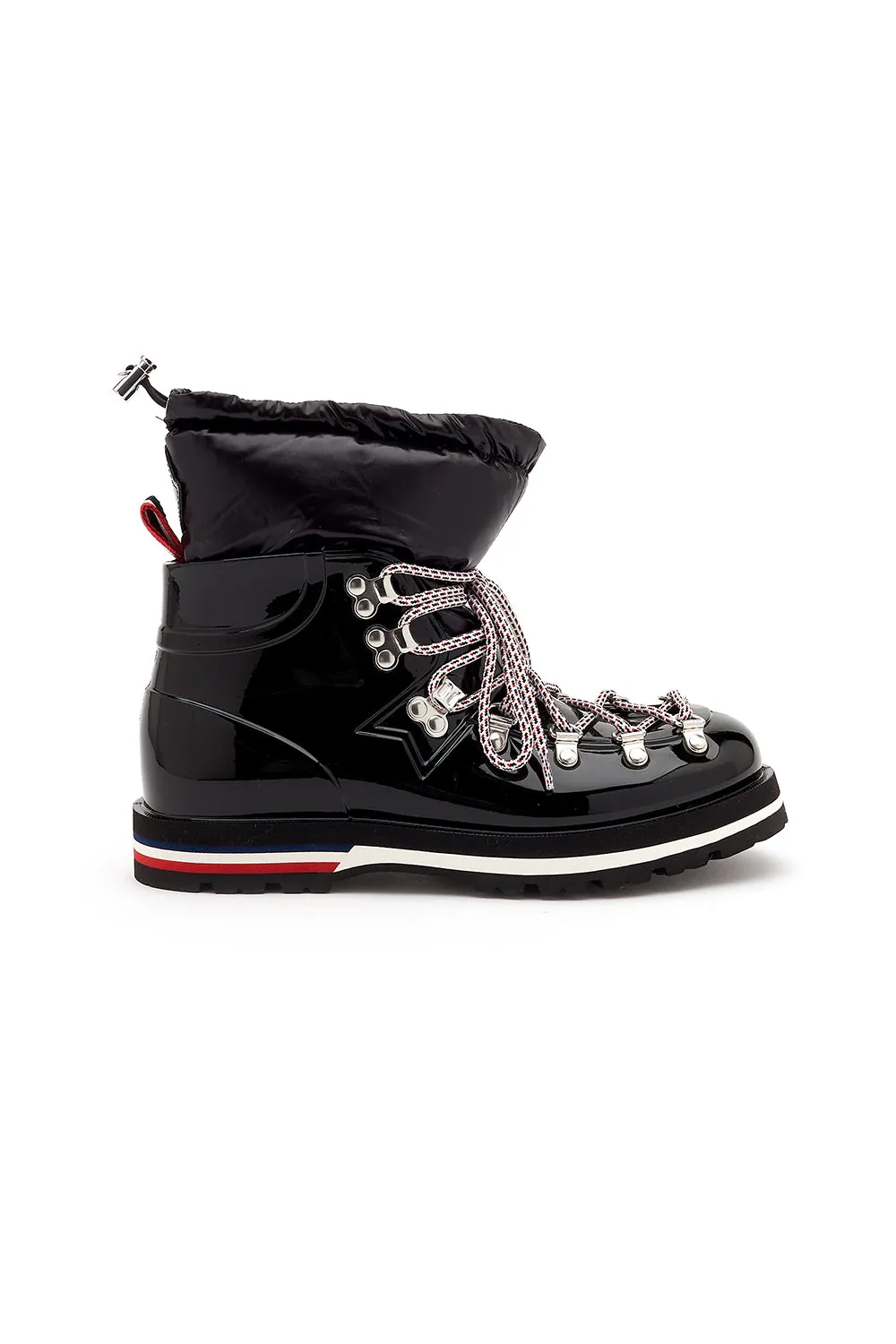 Moncler Inaya Women's Rubber and Down Ankle Boots Black
