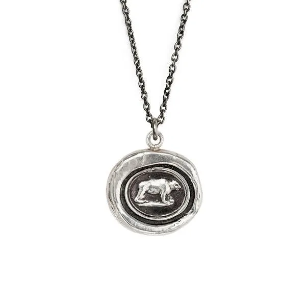 Mother Bear Necklace Bronze