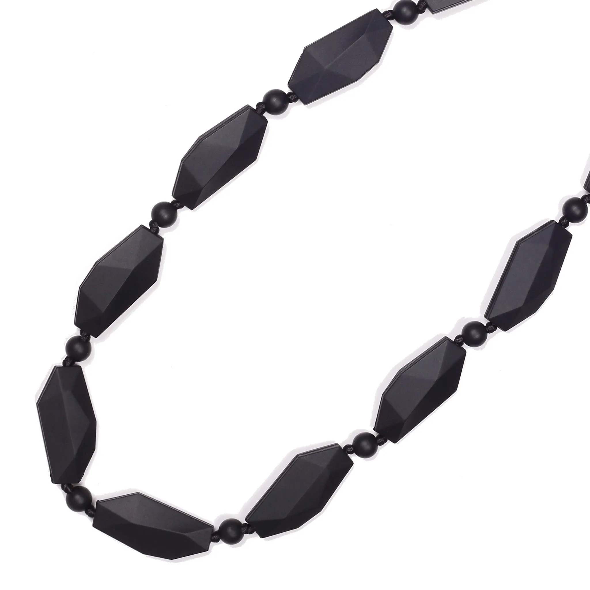 Naomi Teething Necklace - Black