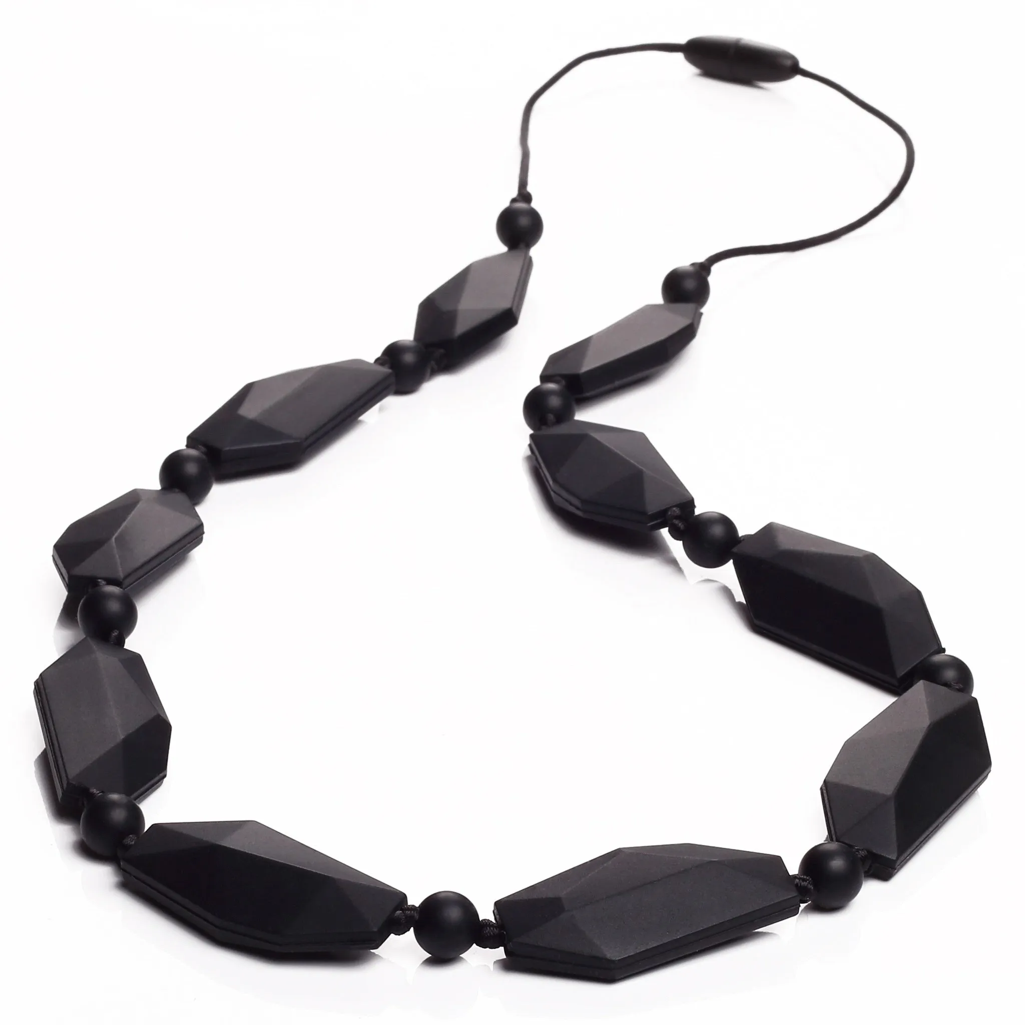 Naomi Teething Necklace - Black