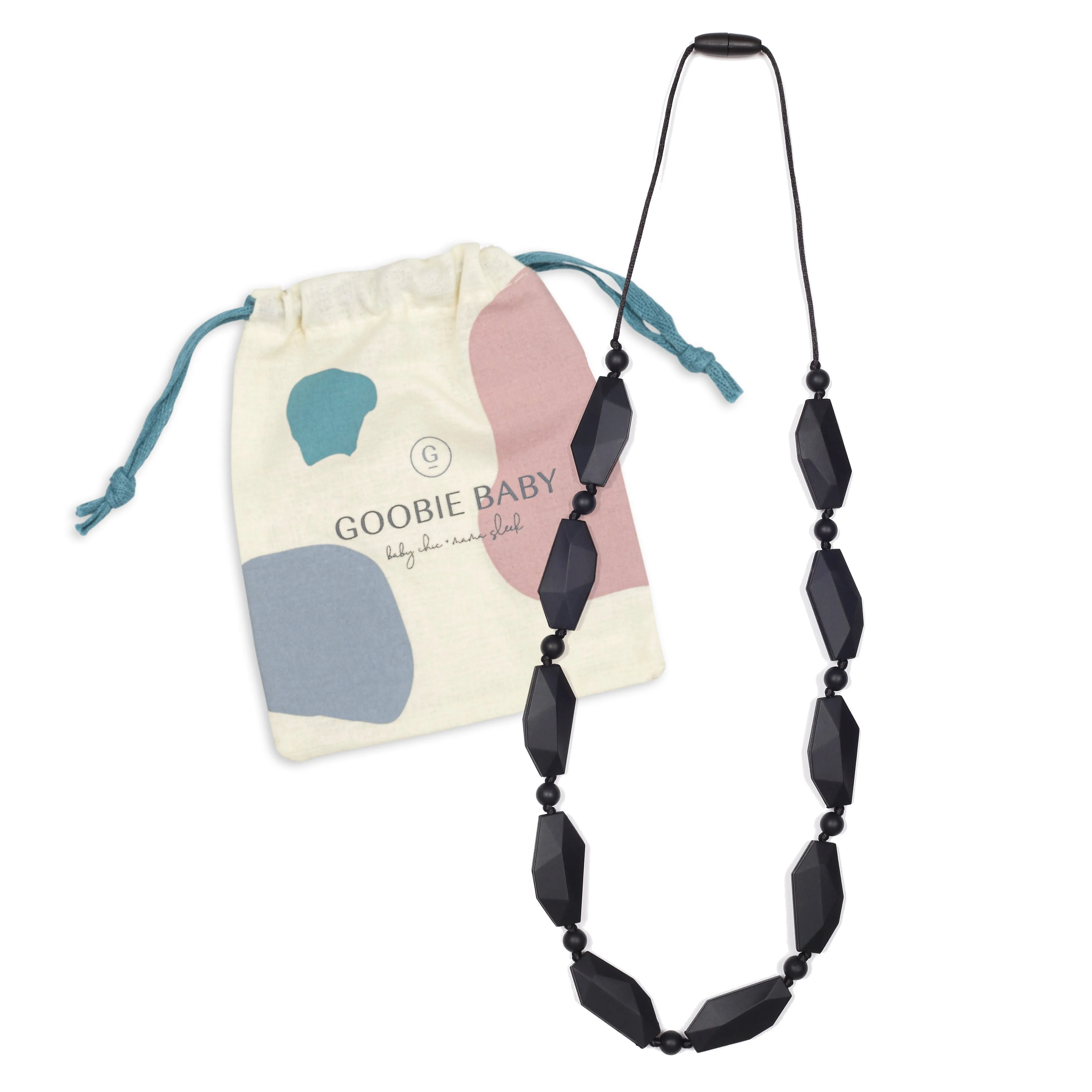 Naomi Teething Necklace - Black
