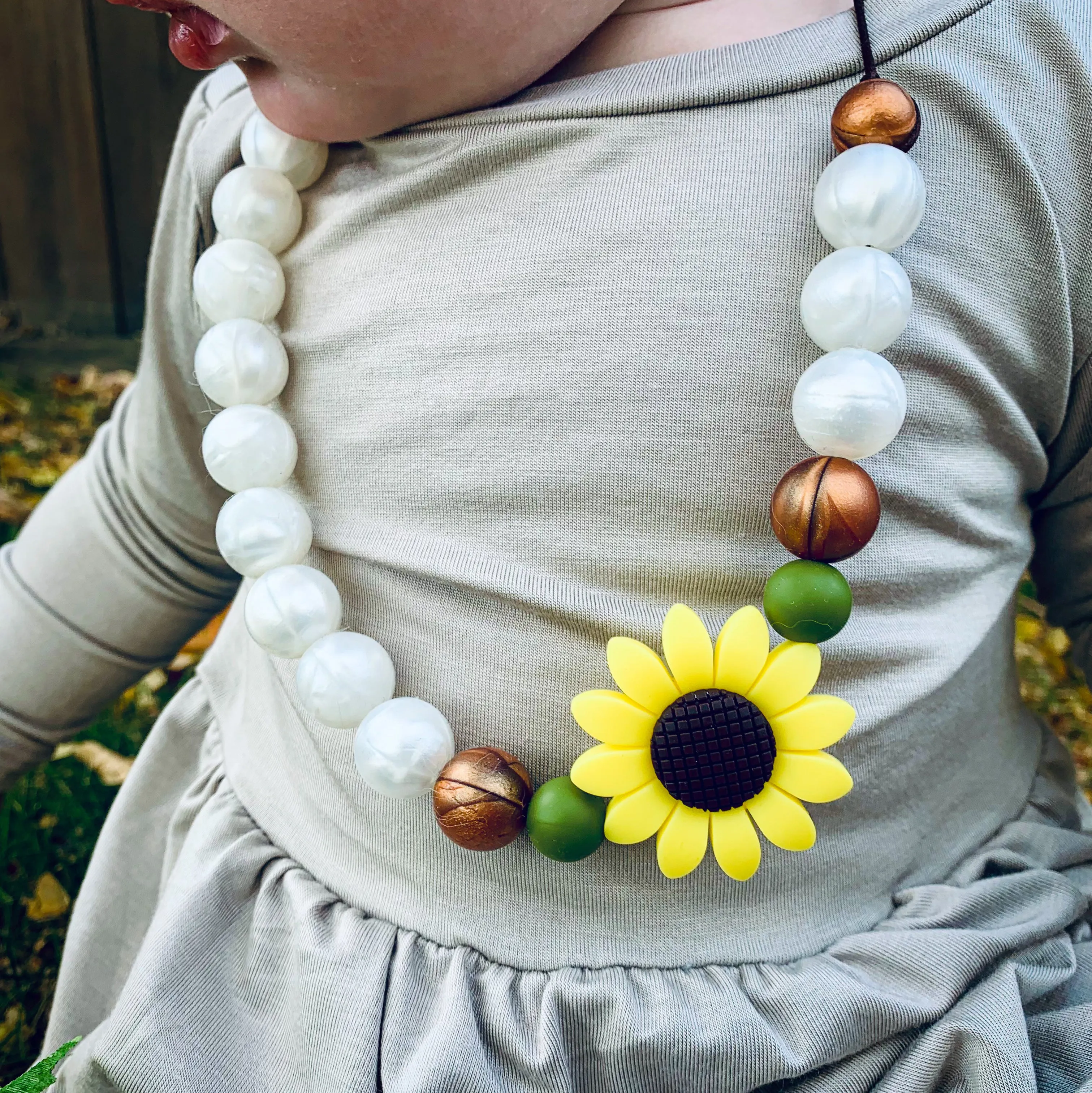 Necklace | BUBBLEGUM | Daisy & Sunflower