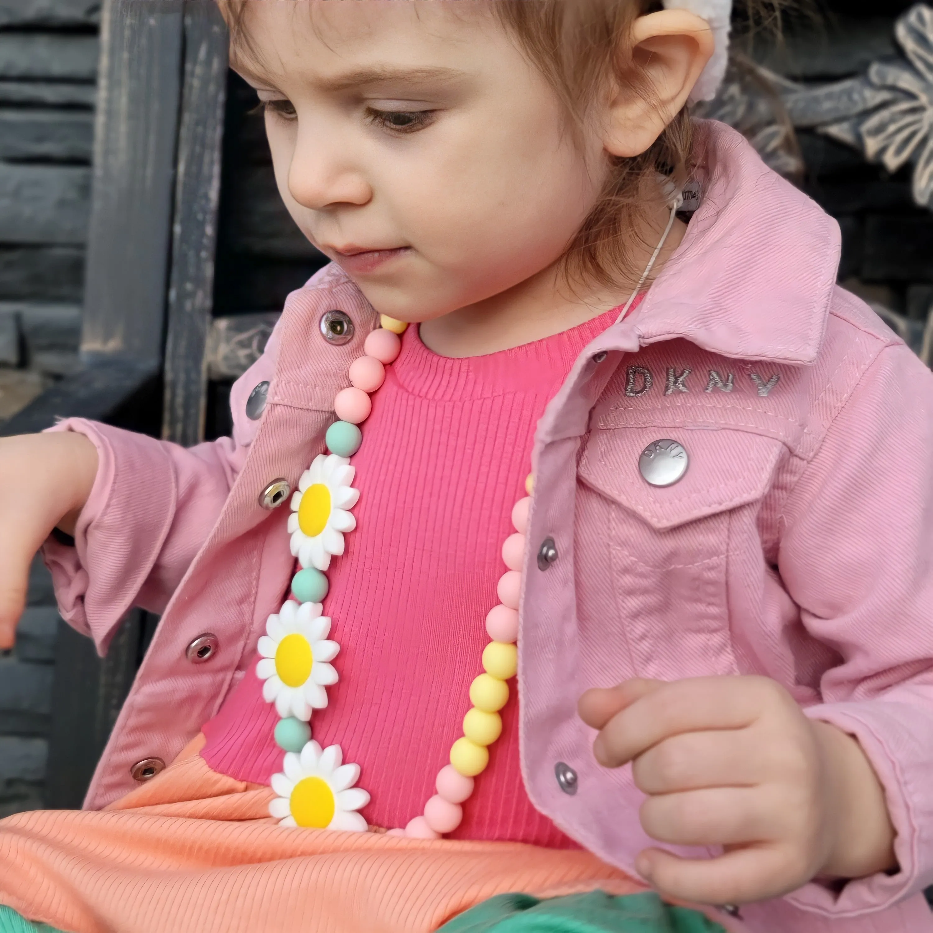 Necklace | FLORAL | Triple Daisy