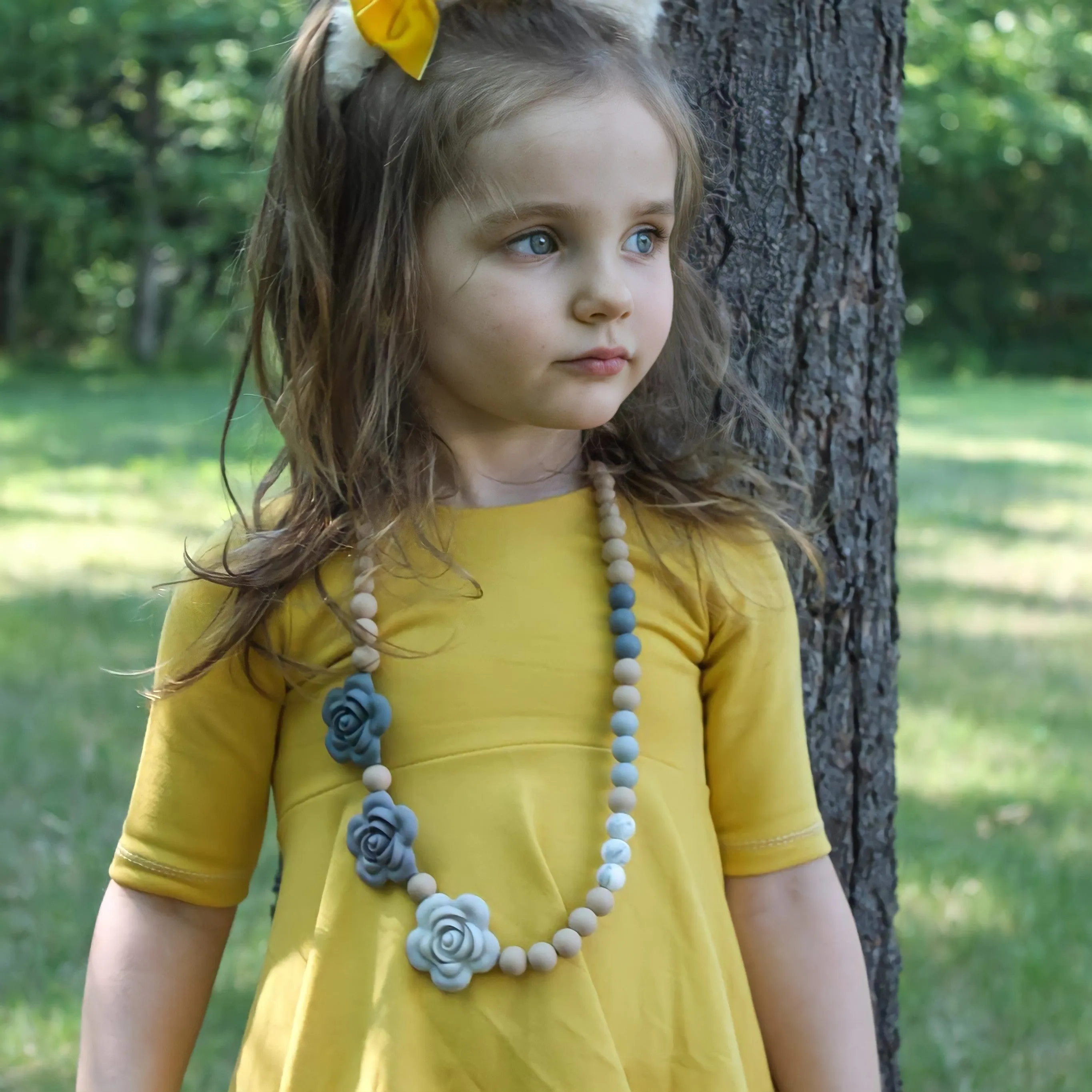 Necklace | FLORAL | Triple Rose