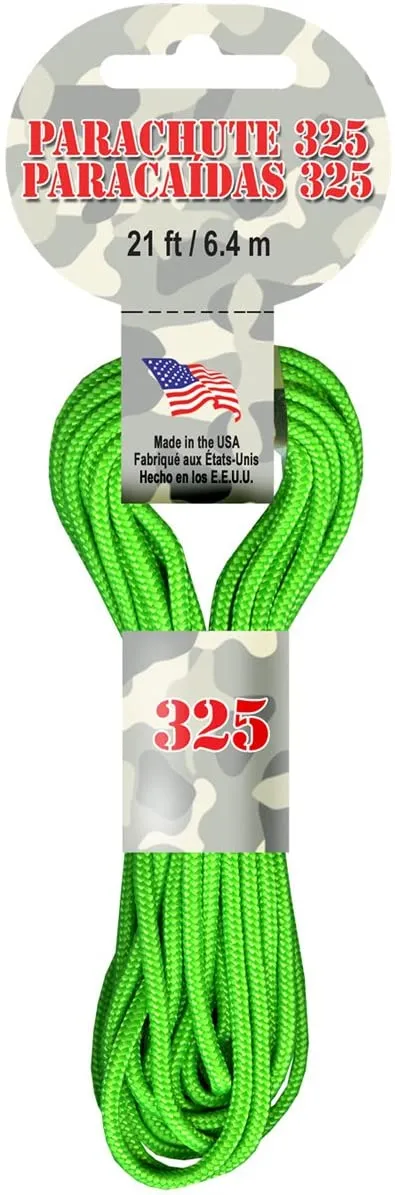 Neon Green Paracord - Parachute Cord - 325 Paracord - 2mm