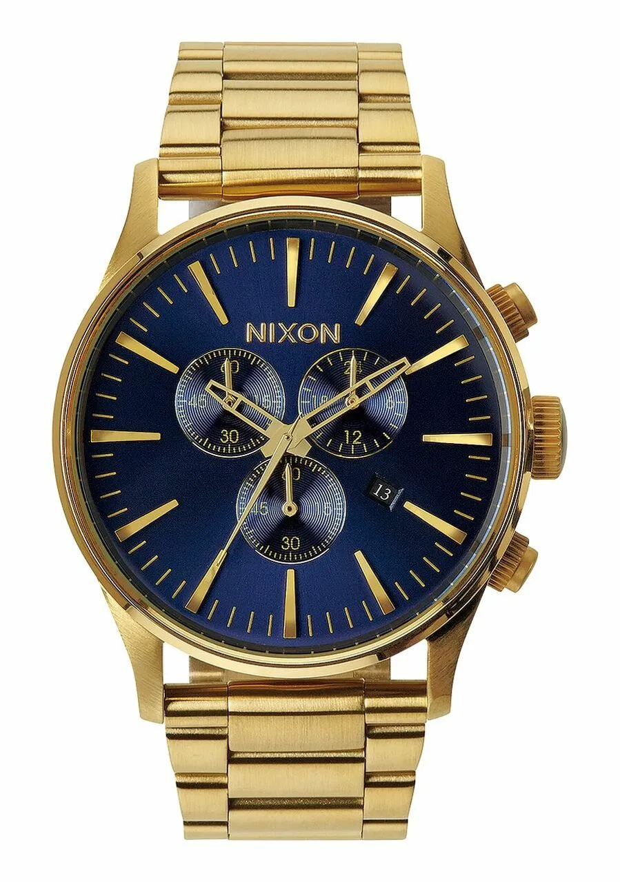Nixon Sentry Chrono Gold And Blue Sunray A386-1922-00