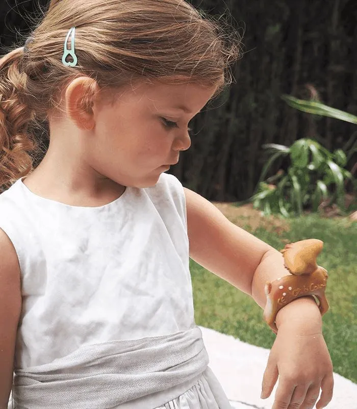 Oli & Carol Olive The Deer Teething Toy Bracelet