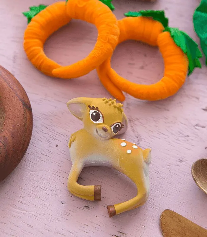 Oli & Carol Olive The Deer Teething Toy Bracelet