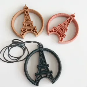 Paris Tower Sensory Chew  Pendant