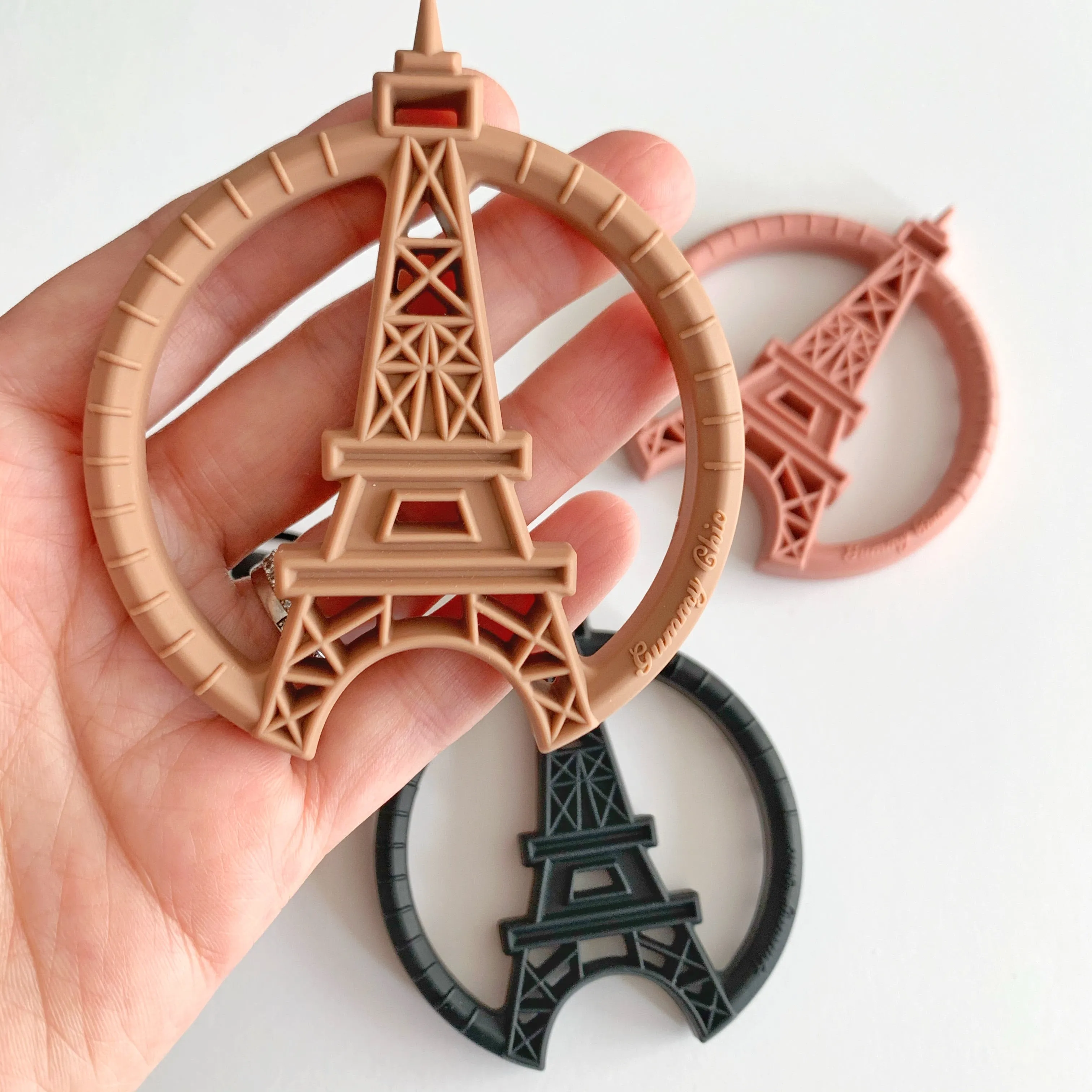 Paris Tower Sensory Chew  Pendant