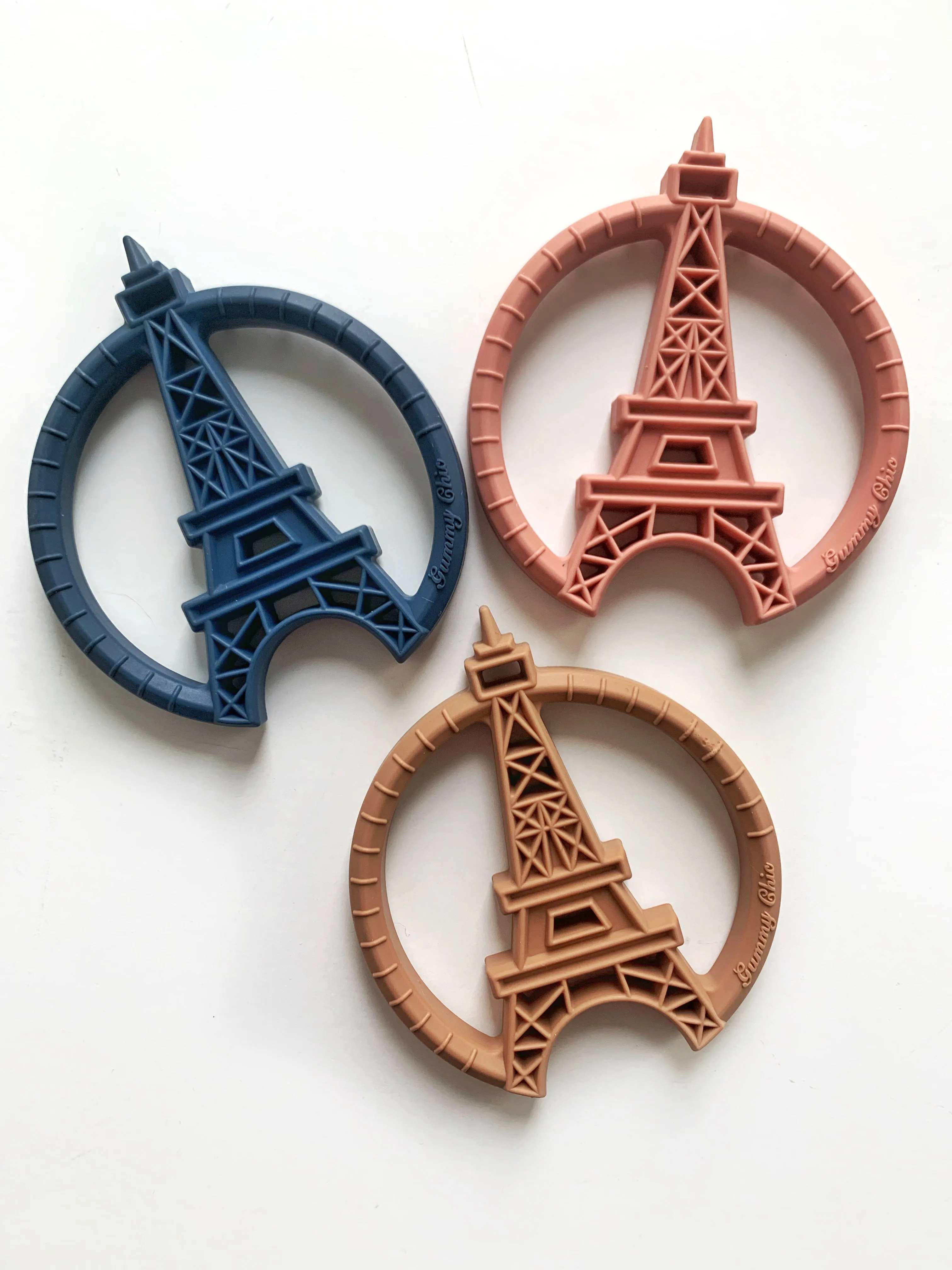 Paris Tower Sensory Chew  Pendant