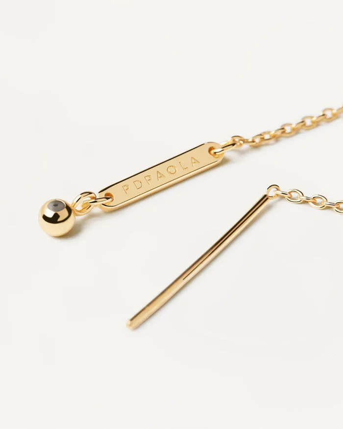 PDPaola Gold-Plated Charms Chain Necklace