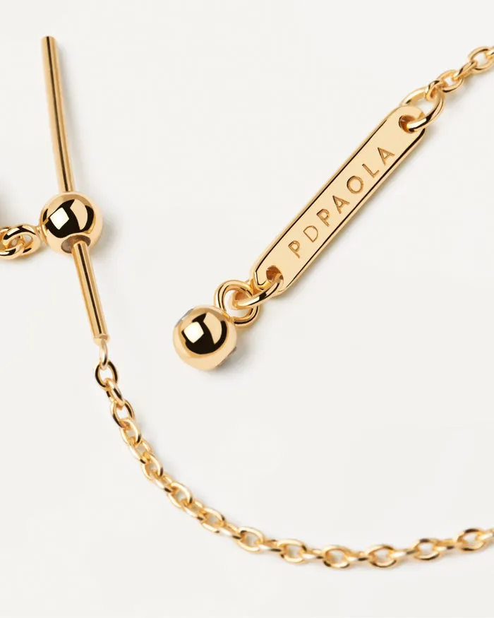 PDPaola Gold-Plated Charms Chain Necklace
