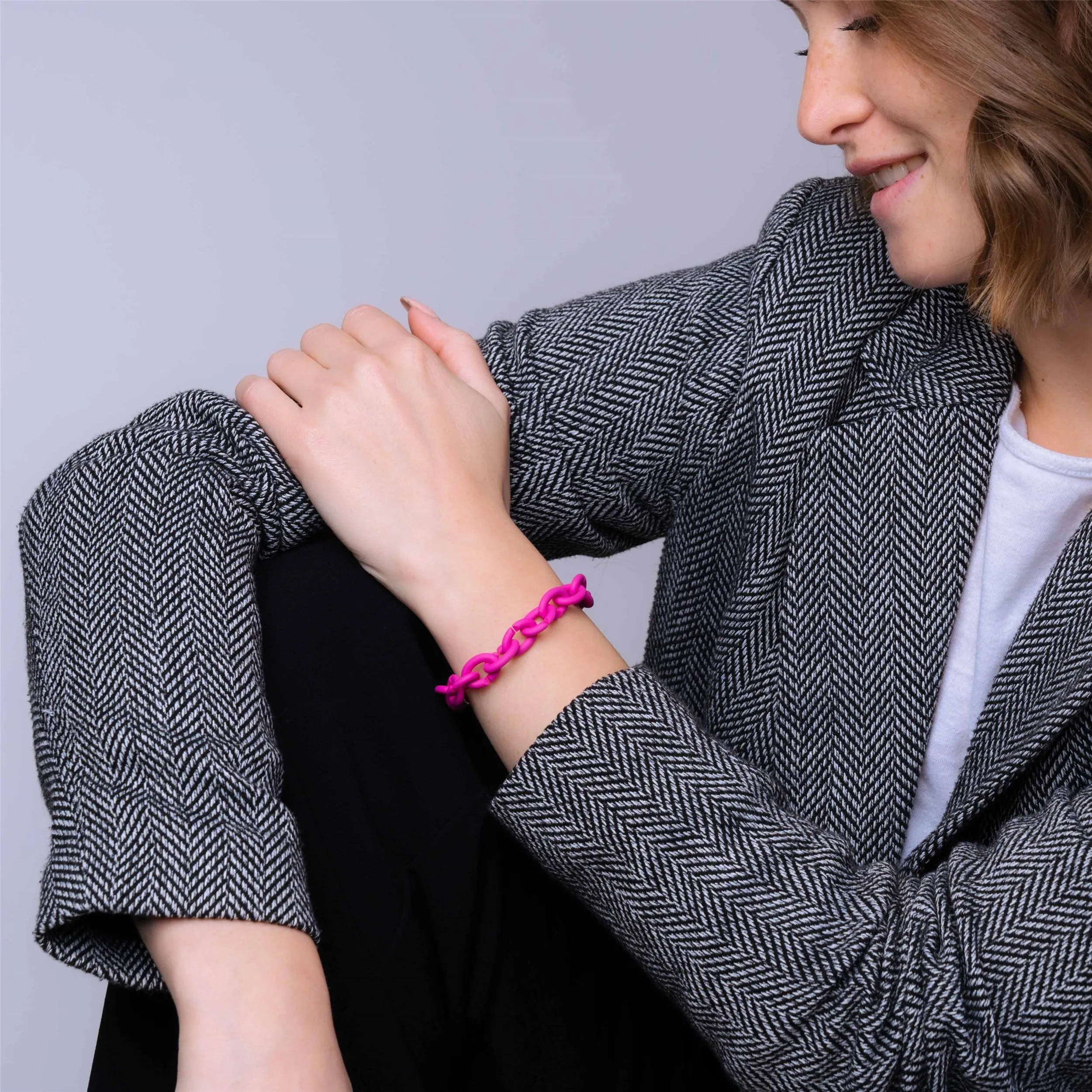 Pink Bronze Bracelet