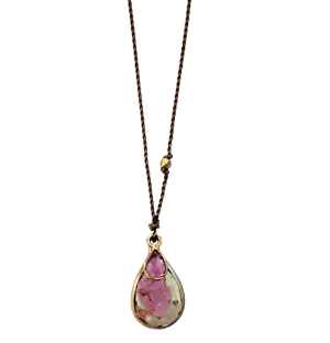 Pink Tourmaline & Pink Sapphire Necklace