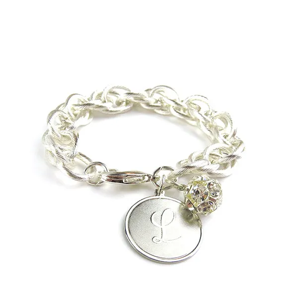 Preston Charm Bracelet - Rhinestone